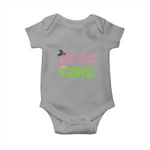 Birthday Girl Baby Onesie Witch Pink Green Toddler Baby 1st 2nd 3rd 4th 5th 6th 7th TS10 Sport Gray Print Your Wear