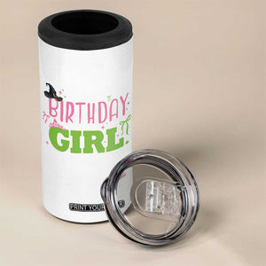 Birthday Girl 4 in 1 Can Cooler Tumbler Witch Pink Green Toddler Baby 1st 2nd 3rd 4th 5th 6th 7th TS10 Print Your Wear