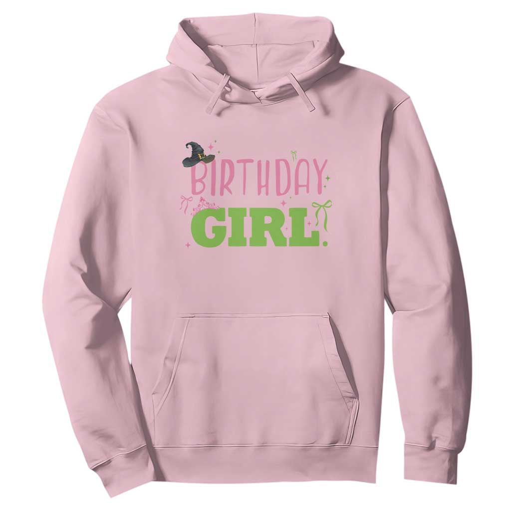 Birthday Girl Hoodie Witch Pink Green Toddler Baby 1st 2nd 3rd 4th 5th 6th 7th TS10 Light Pink Print Your Wear