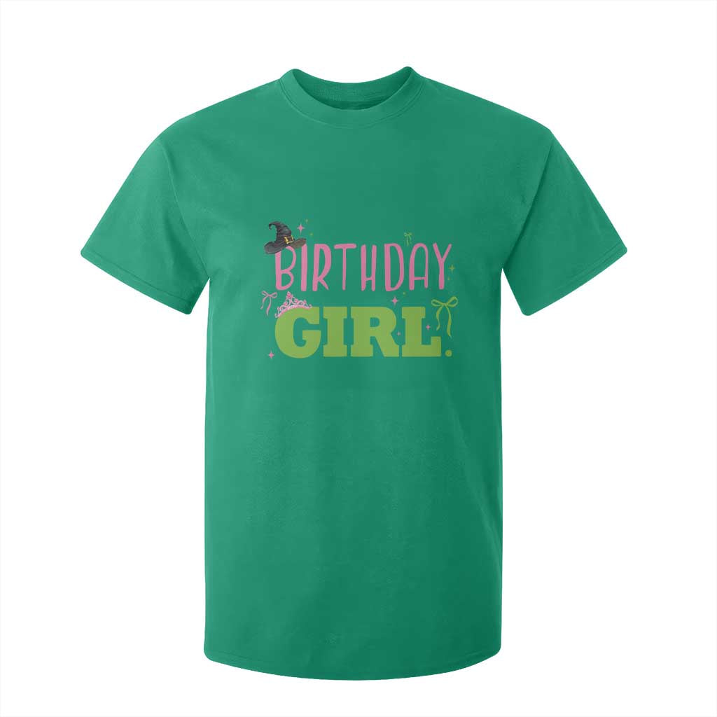 Birthday Girl T Shirt For Kid Witch Pink Green Toddler Baby 1st 2nd 3rd 4th 5th 6th 7th TS10 Irish Green Print Your Wear