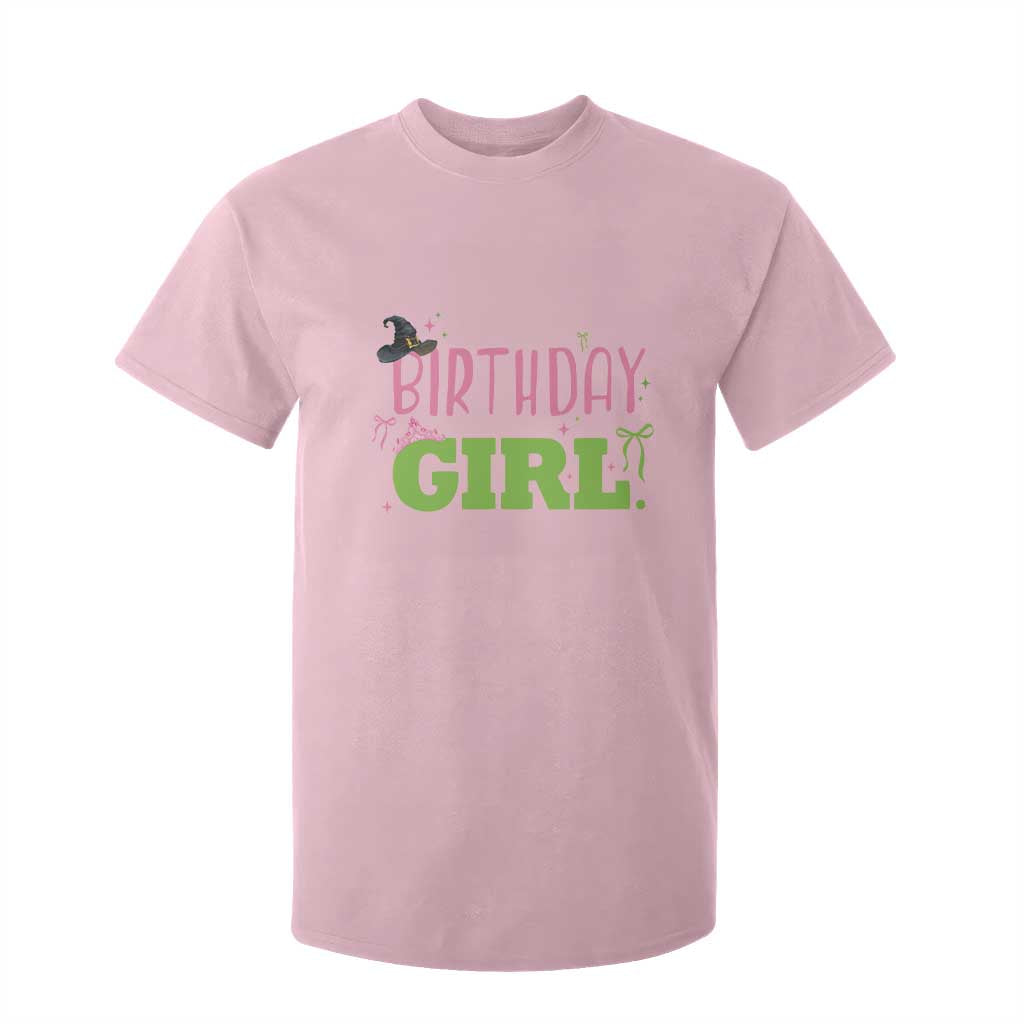 Birthday Girl T Shirt For Kid Witch Pink Green Toddler Baby 1st 2nd 3rd 4th 5th 6th 7th TS10 Light Pink Print Your Wear