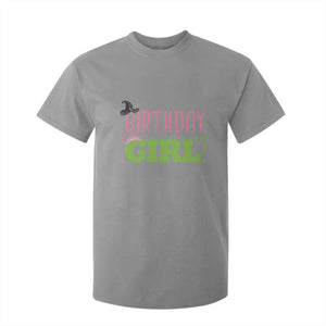 Birthday Girl T Shirt For Kid Witch Pink Green Toddler Baby 1st 2nd 3rd 4th 5th 6th 7th TS10 Sport Gray Print Your Wear