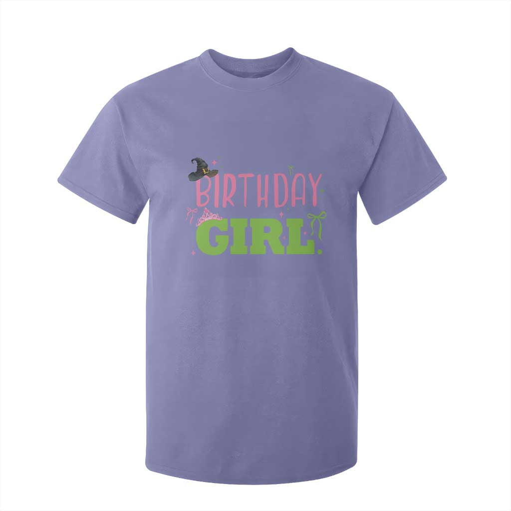 Birthday Girl T Shirt For Kid Witch Pink Green Toddler Baby 1st 2nd 3rd 4th 5th 6th 7th TS10 Violet Print Your Wear