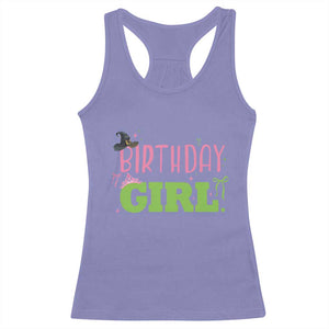 Birthday Girl Racerback Tank Top Witch Pink Green Toddler Baby 1st 2nd 3rd 4th 5th 6th 7th TS10 Violet Print Your Wear