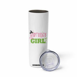 Birthday Girl Skinny Tumbler Witch Pink Green Toddler Baby 1st 2nd 3rd 4th 5th 6th 7th TS10 Print Your Wear