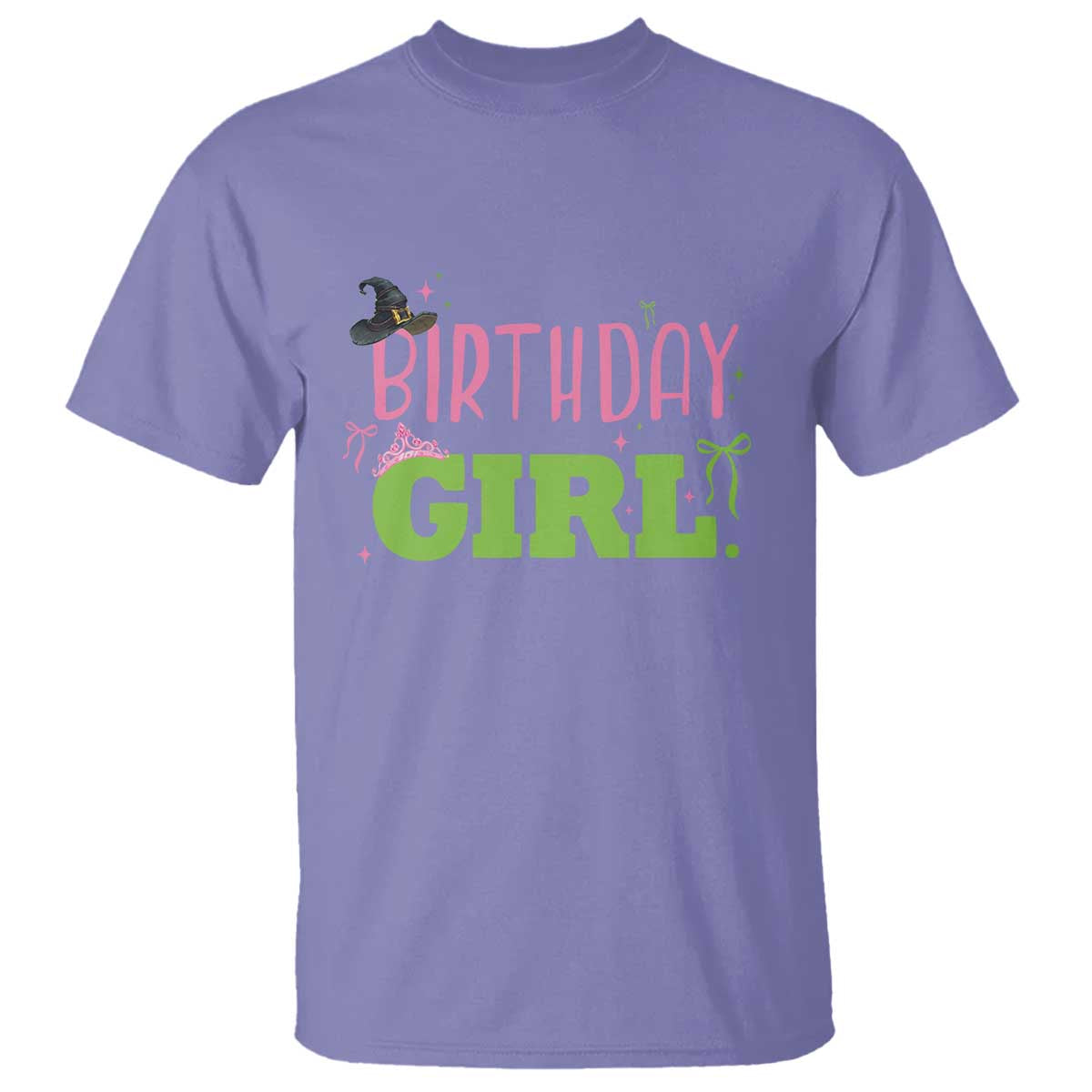 Birthday Girl T Shirt Witch Pink Green Toddler Baby 1st 2nd 3rd 4th 5th 6th 7th TS10 Violet Print Your Wear