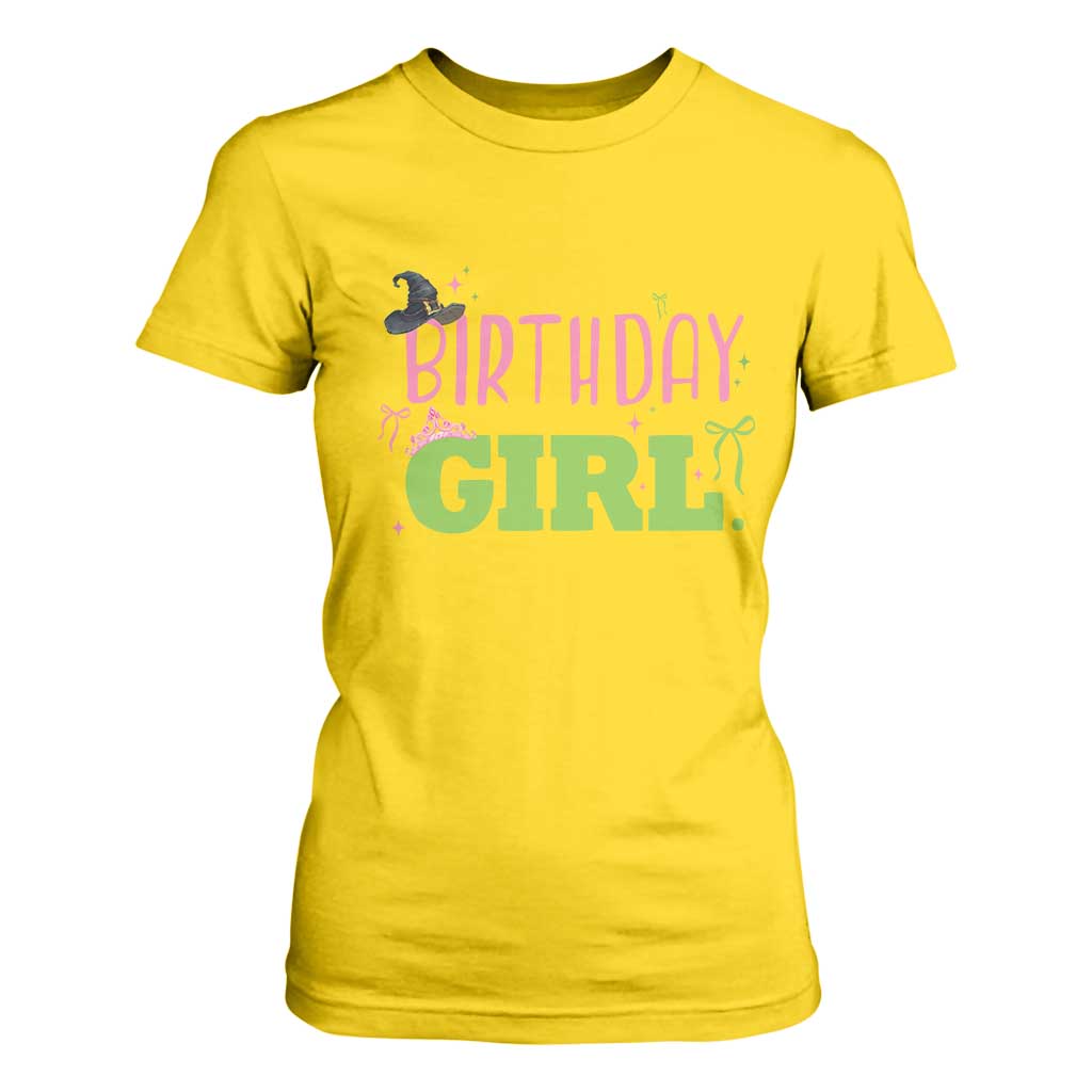 Birthday Girl T Shirt For Women Witch Pink Green Toddler Baby 1st 2nd 3rd 4th 5th 6th 7th TS10 Daisy Print Your Wear