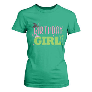 Birthday Girl T Shirt For Women Witch Pink Green Toddler Baby 1st 2nd 3rd 4th 5th 6th 7th TS10 Irish Green Print Your Wear