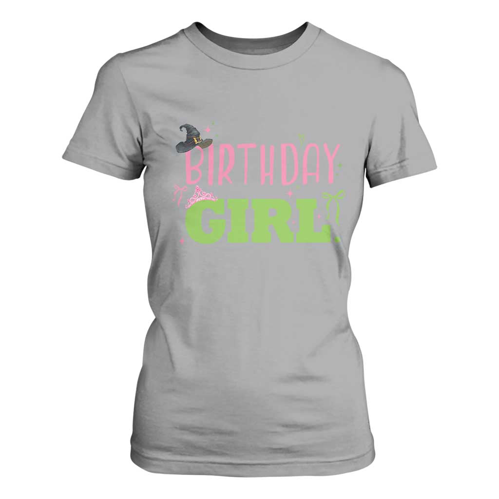 Birthday Girl T Shirt For Women Witch Pink Green Toddler Baby 1st 2nd 3rd 4th 5th 6th 7th TS10 Sport Gray Print Your Wear
