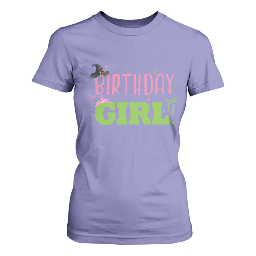 Birthday Girl T Shirt For Women Witch Pink Green Toddler Baby 1st 2nd 3rd 4th 5th 6th 7th TS10 Violet Print Your Wear