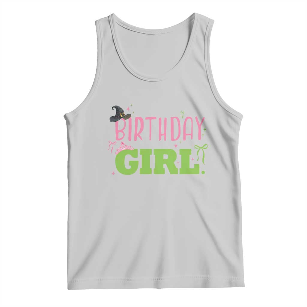 Birthday Girl Tank Top Witch Pink Green Toddler Baby 1st 2nd 3rd 4th 5th 6th 7th TS10 Ash Print Your Wear