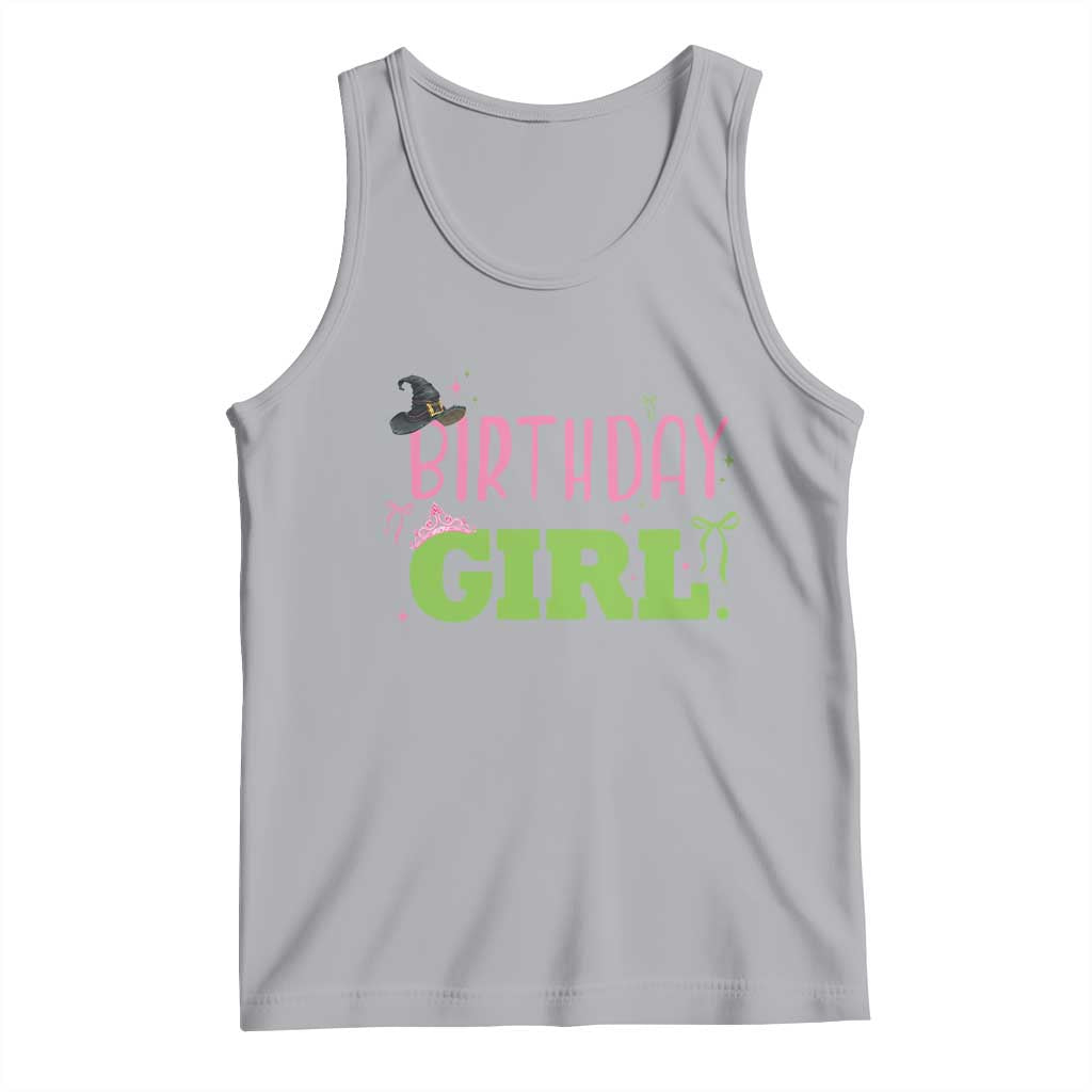Birthday Girl Tank Top Witch Pink Green Toddler Baby 1st 2nd 3rd 4th 5th 6th 7th TS10 Athletic Heather Print Your Wear