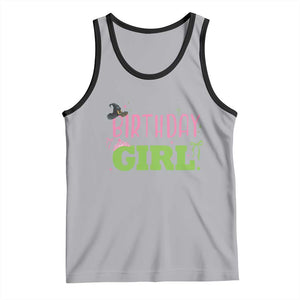 Birthday Girl Tank Top Witch Pink Green Toddler Baby 1st 2nd 3rd 4th 5th 6th 7th TS10 Athletic Heather Black Print Your Wear