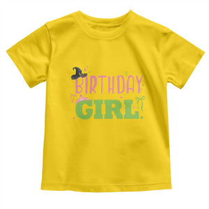 Birthday Girl Toddler T Shirt Witch Pink Green Toddler Baby 1st 2nd 3rd 4th 5th 6th 7th TS10 Daisy Print Your Wear