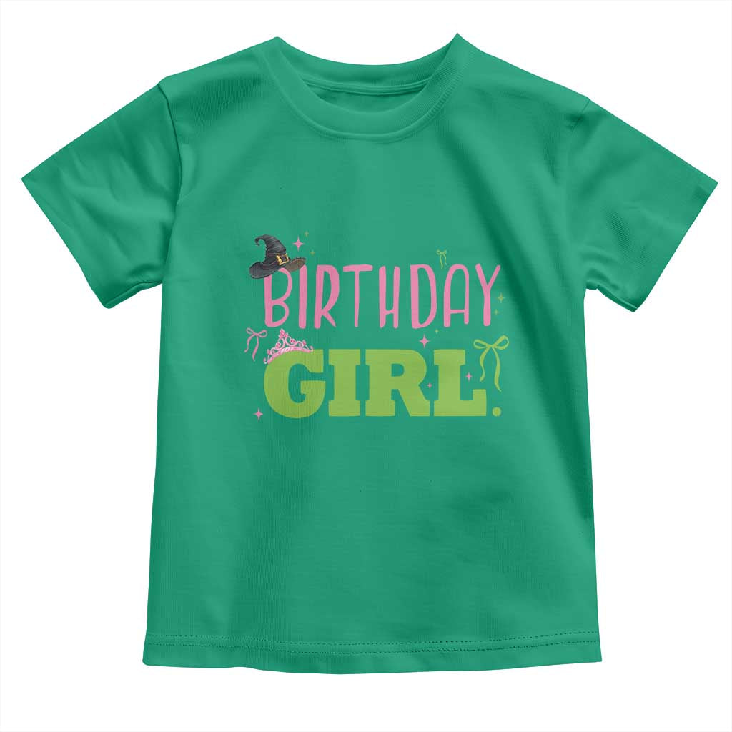 Birthday Girl Toddler T Shirt Witch Pink Green Toddler Baby 1st 2nd 3rd 4th 5th 6th 7th TS10 Irish Green Print Your Wear