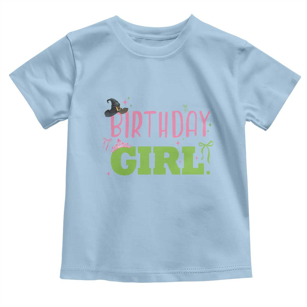 Birthday Girl Toddler T Shirt Witch Pink Green Toddler Baby 1st 2nd 3rd 4th 5th 6th 7th TS10 Light Blue Print Your Wear