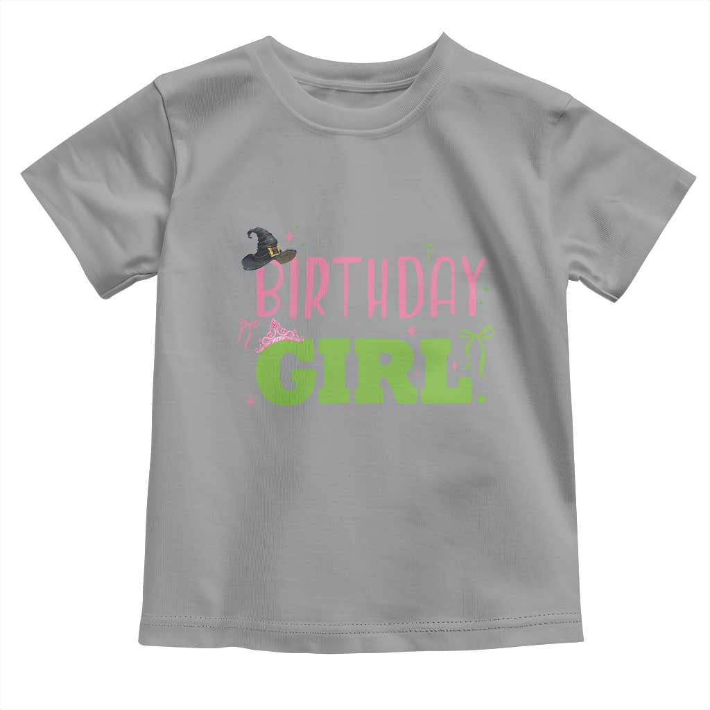 Birthday Girl Toddler T Shirt Witch Pink Green Toddler Baby 1st 2nd 3rd 4th 5th 6th 7th TS10 Sport Gray Print Your Wear