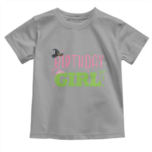 Birthday Girl Toddler T Shirt Witch Pink Green Toddler Baby 1st 2nd 3rd 4th 5th 6th 7th TS10 Sport Gray Print Your Wear