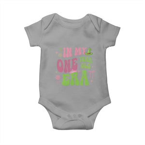 Baby Girl First Birthday Outfit Baby Onesie In My One Year Old Era Witch Pink Green TS10 Sport Gray Print Your Wear