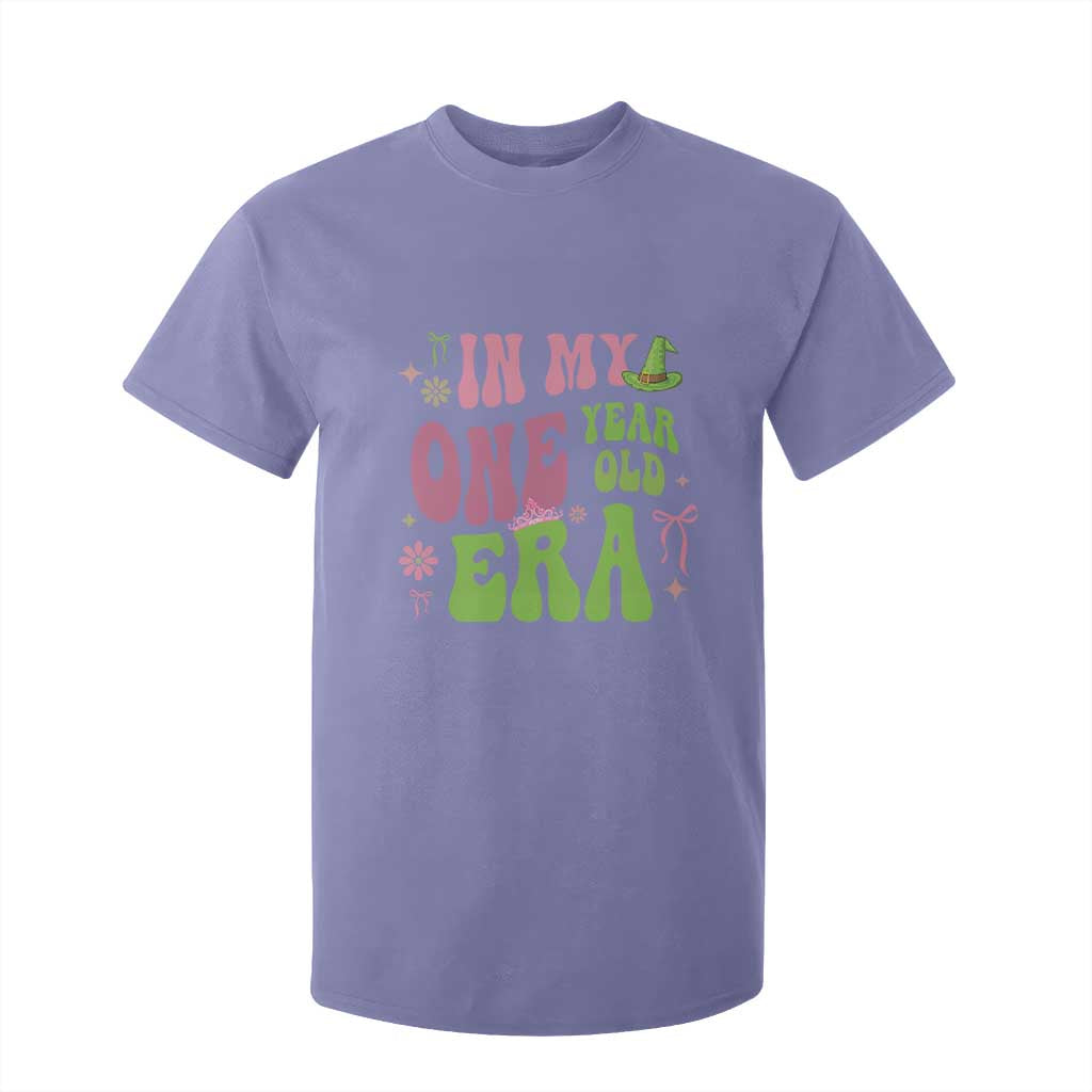 Baby Girl First Birthday Outfit T Shirt For Kid In My One Year Old Era Witch Pink Green TS10 Violet Print Your Wear