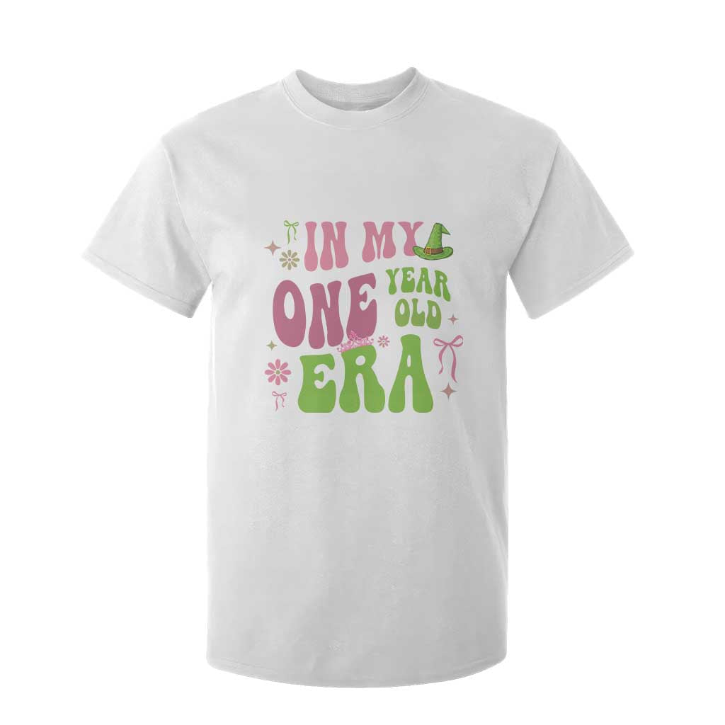 Baby Girl First Birthday Outfit T Shirt For Kid In My One Year Old Era Witch Pink Green TS10 White Print Your Wear