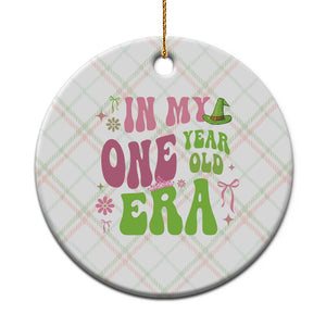 Baby Girl First Birthday Outfit Ceramic Ornament In My One Year Old Era Witch Pink Green TS10 1pc Christmas Plaid Print Your Wear