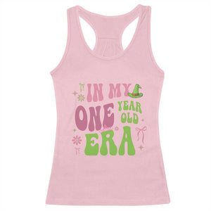 Baby Girl First Birthday Outfit Racerback Tank Top In My One Year Old Era Witch Pink Green TS10 Light Pink Print Your Wear