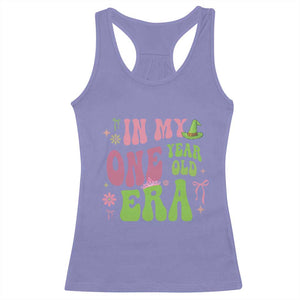 Baby Girl First Birthday Outfit Racerback Tank Top In My One Year Old Era Witch Pink Green TS10 Violet Print Your Wear