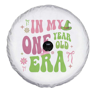 Baby Girl First Birthday Outfit Spare Tire Cover In My One Year Old Era Witch Pink Green TS10 Print Your Wear