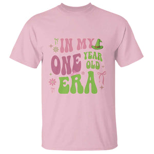Baby Girl First Birthday Outfit T Shirt In My One Year Old Era Witch Pink Green TS10 Light Pink Print Your Wear