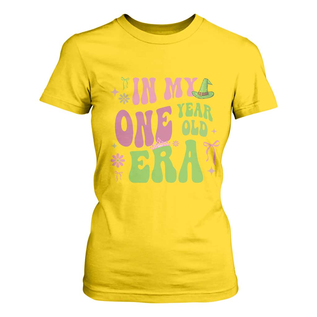 Baby Girl First Birthday Outfit T Shirt For Women In My One Year Old Era Witch Pink Green TS10 Daisy Print Your Wear