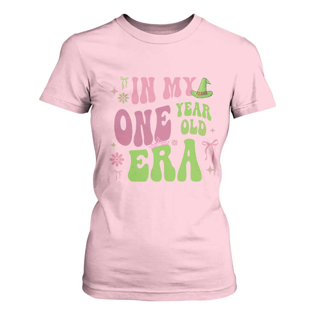 Baby Girl First Birthday Outfit T Shirt For Women In My One Year Old Era Witch Pink Green TS10 Light Pink Print Your Wear