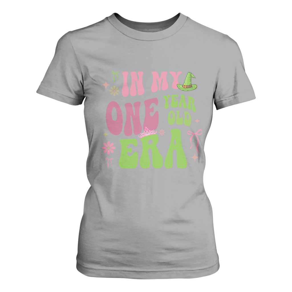 Baby Girl First Birthday Outfit T Shirt For Women In My One Year Old Era Witch Pink Green TS10 Sport Gray Print Your Wear