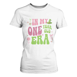 Baby Girl First Birthday Outfit T Shirt For Women In My One Year Old Era Witch Pink Green TS10 White Print Your Wear