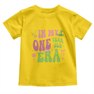 Baby Girl First Birthday Outfit Toddler T Shirt In My One Year Old Era Witch Pink Green TS10 Daisy Print Your Wear