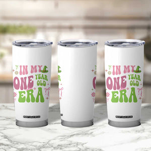 Baby Girl First Birthday Outfit Tumbler Cup In My One Year Old Era Witch Pink Green TS10 Print Your Wear