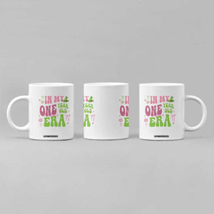 Baby Girl First Birthday Outfit Coffee Mug In My One Year Old Era Witch Pink Green TS10 Print Your Wear