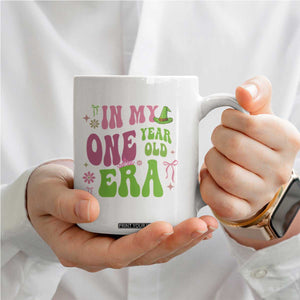Baby Girl First Birthday Outfit Coffee Mug In My One Year Old Era Witch Pink Green TS10 Print Your Wear