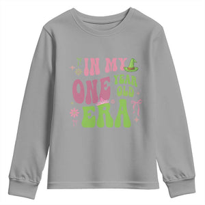 Baby Girl First Birthday Outfit Youth Sweatshirt In My One Year Old Era Witch Pink Green TS10 Sport Gray Print Your Wear