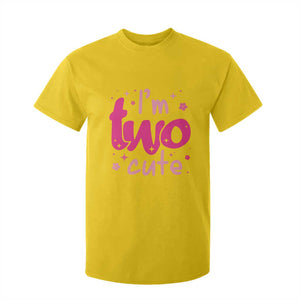 Two Birthday Girl T Shirt For Kid Pink 2nd Bday Im Two Cute TS10 Daisy Print Your Wear