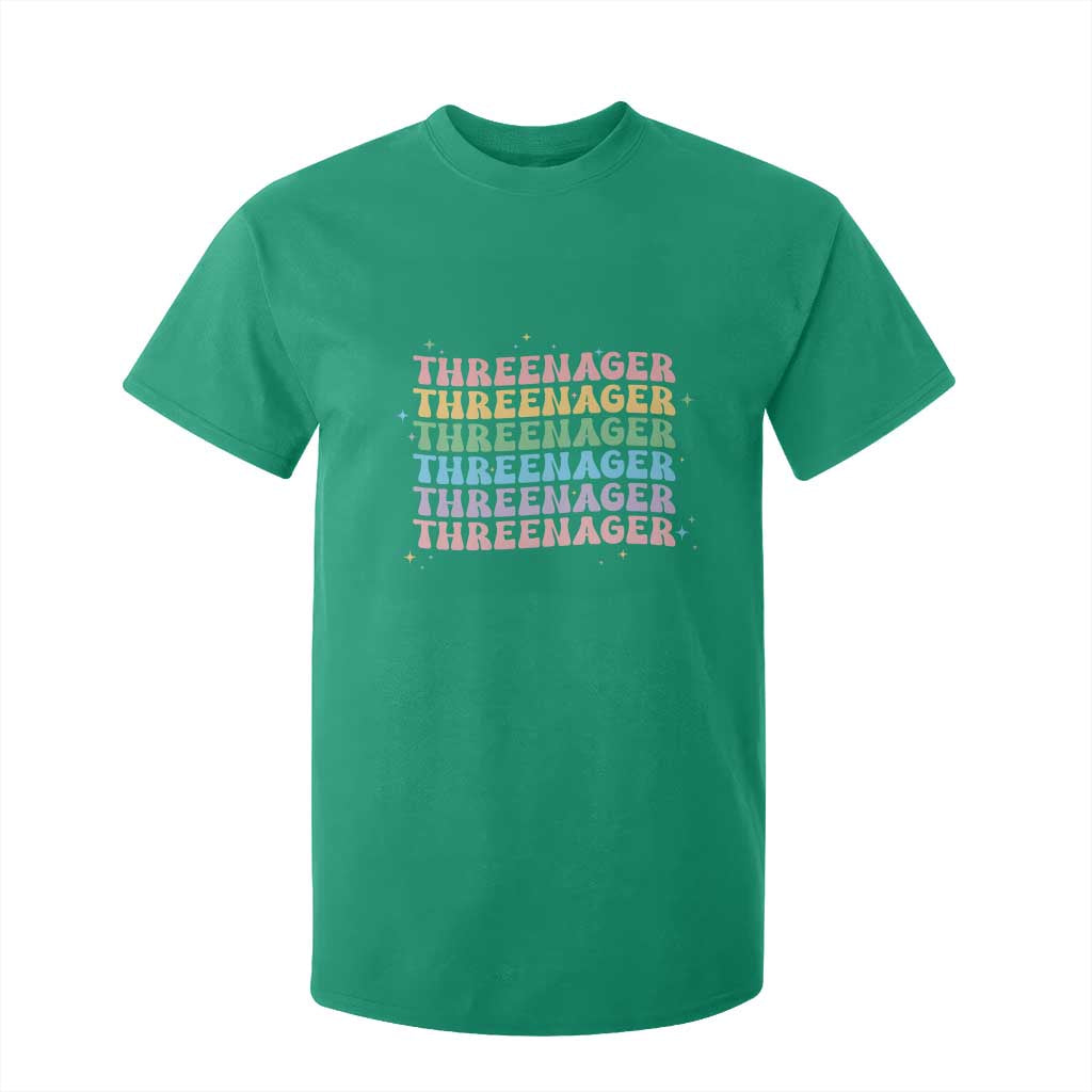 3rd Birthday T Shirt For Kid Toddler Threenager 3 Years Old Birthday Outfit TS10 Irish Green Print Your Wear