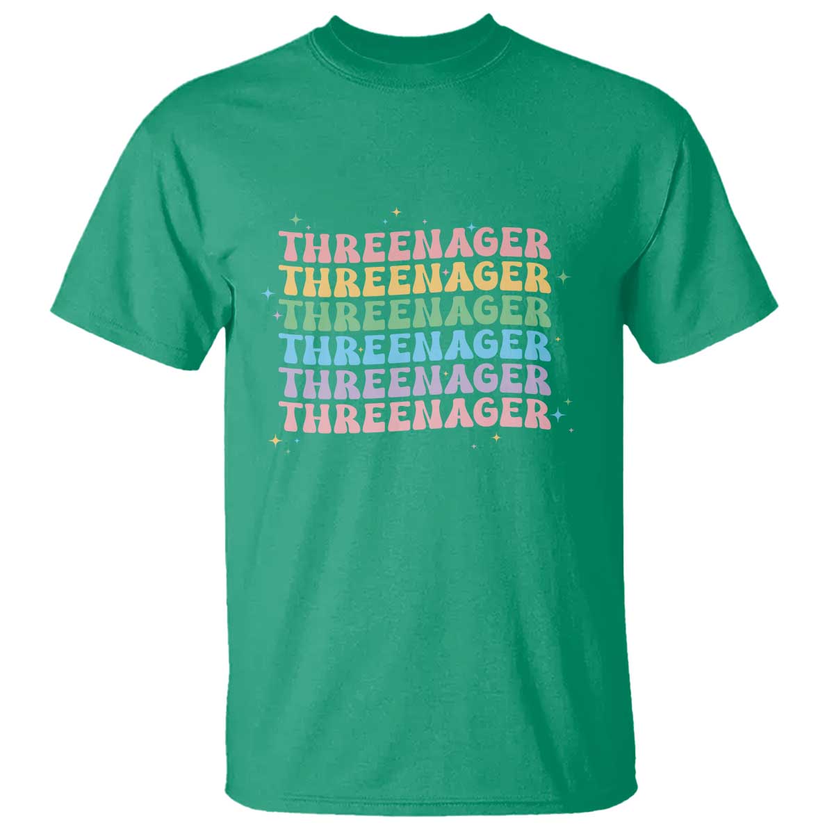 3rd Birthday T Shirt Toddler Threenager 3 Years Old Birthday Outfit TS10 Irish Green Print Your Wear