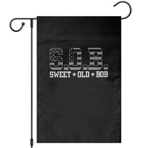 Funny Bob Garden Flag Fathers Day Dad Sweet Old Bob Retro USA Flag TS10 Black Print Your Wear