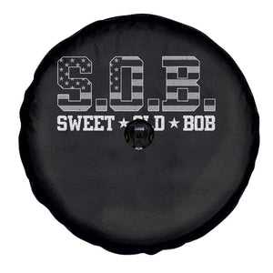 Funny Bob Spare Tire Cover Fathers Day Dad Sweet Old Bob Retro USA Flag TS10 Print Your Wear