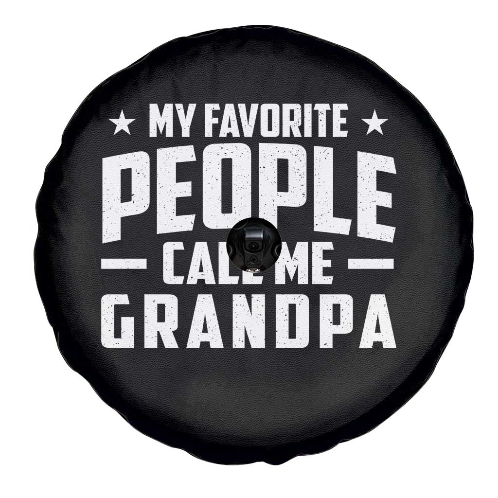 Funny Grandpa Spare Tire Cover My Favorite People Call Me Grandpa TS10 Print Your Wear