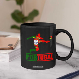 Portugal Soccer Coffee Mug Portuguese Flag Futebol Football Player TS10 Print Your Wear
