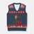 Portugal Soccer V-Neck Knit Sweater Vest Portuguese Flag Futebol Football Player TS10 Navy Red Print Your Wear