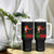 Portugal Soccer Tumbler With Handle Portuguese Flag Futebol Football Player TS10 Print Your Wear