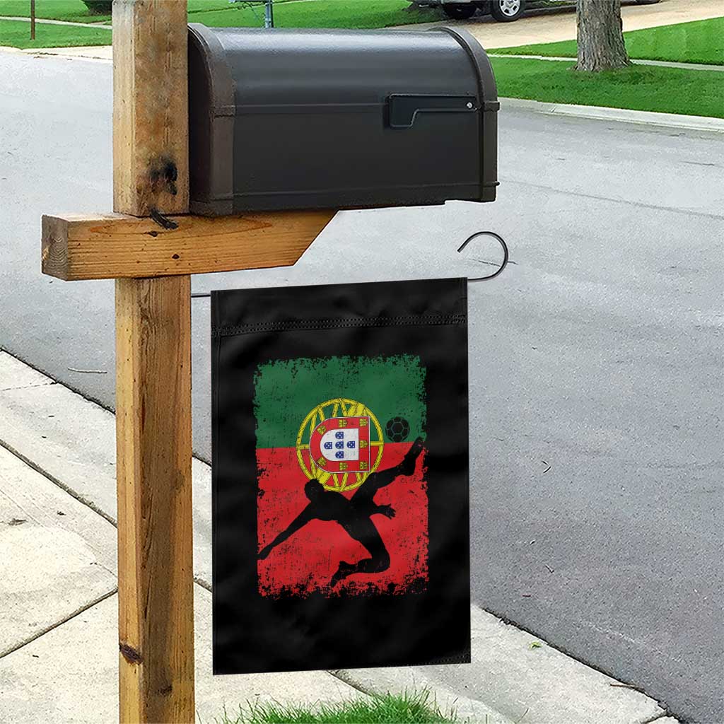 Portugal Soccer Garden Flag Portuguese Flag Futebol Football Fan TS10 Print Your Wear