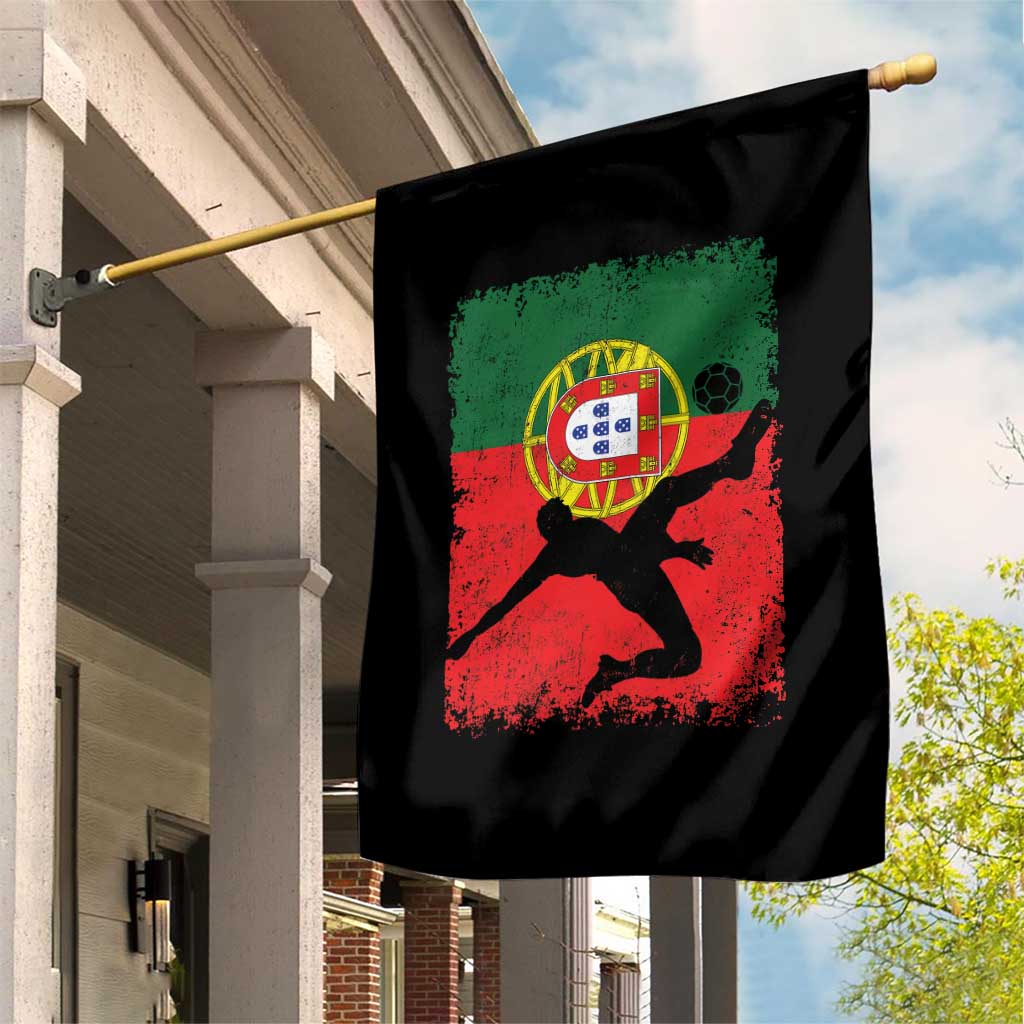 Portugal Soccer Garden Flag Portuguese Flag Futebol Football Fan TS10 Print Your Wear
